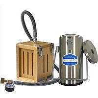SCILOGEX 300002SS333 Dewar Flask W Lid Clamps & Portable Dry Ice Maker (80 mm x 110 mm x 180 mm; 4.5 L)