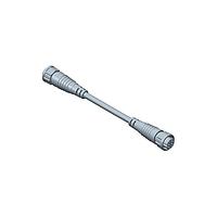 Amphenol LTW AA-BU12FL-BUFL-LA003 Sensor Cables / Actuator Cables Ceres, Standard Size, Plastic, 2A, 12 pins, Female Connector, Female Contact, Straight-to-Straight, 2 Points Lock, Overmolded Double Ended, Length 3000mm, IP66