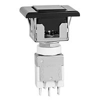 NKK Switches EB2011-A-J21A Light Touch Switches SPDT BLK ON-(ON)