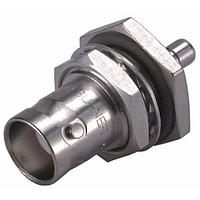 HUBER+SUHNER 34_BNC-MCX-50-2/133_UE RF Adapters - Between Series BNC jack(f) to MCX jack(f) bulkhead