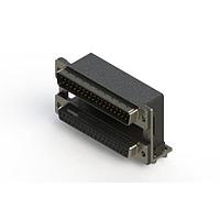 EDAC 663-037-264-04C Dual Port D-Sub Connectors Right-angle Dual Port D-Sub Connector