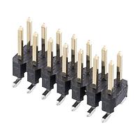 Harwin M20-8750742 Pin Strip 2.54mm 7+7 DIL SMT P/HDR W/PEGS