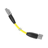 Banner Engineering DTMEC-206 Sensor Cables / Actuator Cables Cordset: Double Ended DTM04-2P to DTM06-2S; 2-pin Straight Male; 2-pin Straight Female; 1.83 m 2x22 Black PVC Jacket; PVC Black