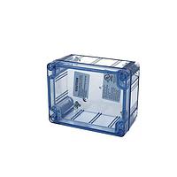 Bud Industries BT-2723 Electrical Enclosures Blue Clear Plastic Enclosure (4.5 X 3.5 X 2.2 In)