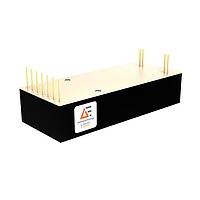 Ultravolt 1/2A24-N20-I5-F-M-E Non-Isolated / PoL A-Series DC to HVDC Converter, Single output (Unipolar), +24V Input, , -500V DC HVout, 20W, Thru-hole mount, Regulated, I5 Interface 0 to +5 VDC Monitors/Controls, Ripple reduction filter, Mu Metal shield, Eared mounting flange