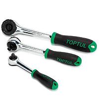 TOPTUL CJBT0816- Gearless Reversible Ratchet Handle with Quick Release