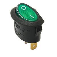 E-Switch RE111C2200 Power Rocker Switch Rocker, SPST, Off-On, Panel Mount, Snap-In, White