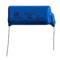 Cornell Dubilier (CDE) QAS104K162D039 Snubber Film Capacitors 0.1uF, 1600VDC, 40.6x16.3x26.4mm, 39Ohms