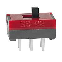 NKK Switches SS22SDP2 Ultra-Miniature Slide Switches DPDT ON-NONE-ON TOP SILVER CONTACT