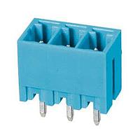 Same Sky (formerly CUI Devices) TBP02R2-381-03BE Headers Terminal block, pluggable, 3.81, receptical, 3 pole, blue