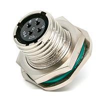 Amphenol Industrial AL07FD13-4S Receptacles AL 4C 4#16 SKT RECP Ni COMPOSI