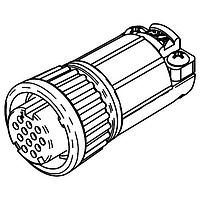 CONXALL W3282-12SG-528 Connectors MU WR CBL 12 #20 SKT SDR 528
