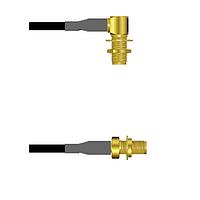 Amphenol Custom Cable Q-2P02W0003011i RF Cable Assemblies SMA-RJB/SMA-SJB G174 11I