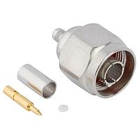 Amphenol RF 172381 Connectors Type N Str Crmp Plg LMR-195 50 Ohm
