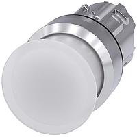 SIEMENS A6X30141057 Mushroom ILLUM. MUSHROOM PUSHBUTTON. 30MM. WHITE