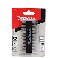 MAKITA D-34827 Power Screwdriver Bit Set (10 pcs)