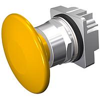 SIEMENS 52PM9V4 Mushroom PUSHBUTTON,MOM,YLW,2 1/2" PLASTIC,2POS