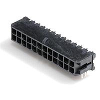 Molex 43045-2423 Power Microfit 3.0 RA PTH clip 30Au DR 24Ckt