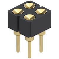 Mill-Max 419-10-204-00-006000 Headers .100" 4P 2R SPRING MATE W/.042" PLNGR