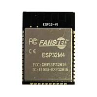 Fanstel ESP32M4 WiFi Modules WiFi Module, ESP32-WROOM-32D, +23.98 dBm, 4MB flash,520KB SDRAM, PCB trace antenna