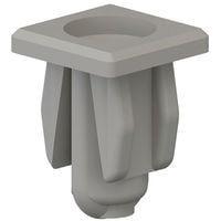 Essentra Components EG-8-01 Screw Grommet Spacer Nut,Natural,1/2 in Spc