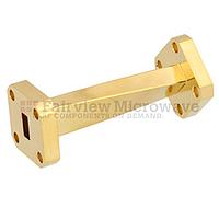 Fairview SMW28TW1003 WR-28 45 Degree Waveguide Right-hand Twist Using a UG-599/U Flange And a 26.5 GHz to 40 GHz Frequency Range