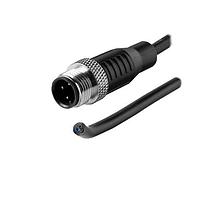 Same Sky (formerly CUI Devices) CDM1228-03A-01MST-1M-67 Sensor Cables / Actuator Cables M12 Male Molded Cable, Straight, UnShielded?A-Coding 3PIN , Cable Jaket PVC 1.0M, Screw M12X1.0