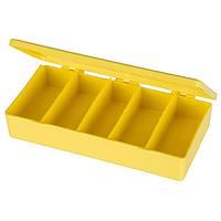 Flambeau M215 Multiple Compartment Five-Compartment Box 6-3/4" x 3-3/16" x 1-3/16"