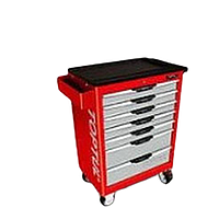 TOPTUL GCAJ0043 - 275PCS W/7-Drawer Tool Trolley NEW PRO-LINE SERIES - RED