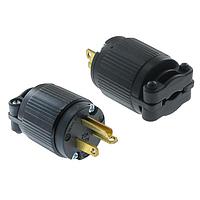 Qualtek Electronics Q-726 Plugs 20A/250VAC WIRNG DEV NEMA 6-20P BLK