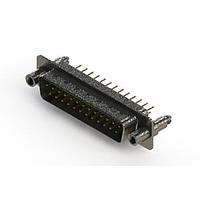 EDAC 627-M25-320-WT6 D-Sub Connectors - Standard Density Vertical Machined D-Sub Connectors