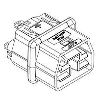Anderson Power Products 2035KZ3-BK DC Power Cord SDG400V SNG T-LATCH ST 3M RT 25A 600V