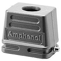 Amphenol Tuchel C14621R0106061 Hoods Top Entry Low Prof. Hood SZ E10 M25