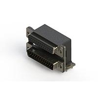 EDAC 664-025-364-037 Dual Port D-Sub Connectors Right-angle Dual Port D-Sub Connector