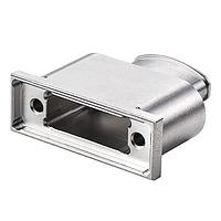 Harwin M80-9464002 D-Sub Backshells 20+20 Pos. Female Metal Backshell for J-Tek or Mix-Tek, Jackscrews