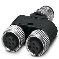 PHOENIX CONTACT 1560086 Y-Adapter SAC-5P-M12Y/2 XM12FS VP BK