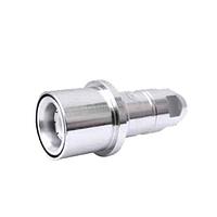 Amphenol Times Microwave Systems 3191-6224 RF Adapters - Between Series MPQD Female to Female Terminal #10-32 with 4 Holes Flange