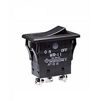 NKK Switches WR11ATN Rocker Switches ON-OFF BLK SCREW LUG NO EPOXY ENVRN SEALD