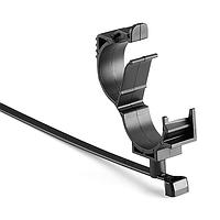HellermannTyton 156-01690 Standard Cable Ties LOC Locking Clamp, 1519 mm, with T50SMVC Swivel Tie, PA66HIRHSUV, Black, 1000/ctn