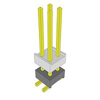 Samtec HW-02-10-G-D-340-SM Headers High Temperature Flexible Board Stacking Header