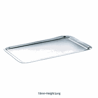 Daihan medical DM.Tra712 Tray, SS, 270×200×h20mm, approx-0.8Lit