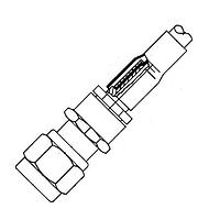 Amphenol SV Microwave 2900-6012 RF Connectors / Coaxial Connectors SMA PLG CBLD CRMP CLMP