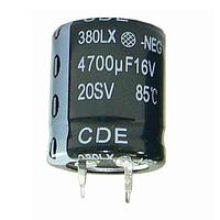 Cornell Dubilier (CDE) 380LX231M600A452 High Capacitance Snap-In Aluminum Capacitors 600V Snap-in at 230uF