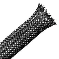 HellermannTyton 170-03070 Expandable Braided Sleeving, Expandable, 0.25" Dia, PA66 Monofilament, Black, 1000 ft/bulk reel