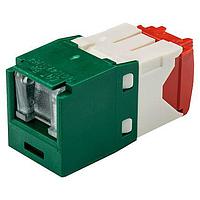 Panduit CJH5E88TGGR Wire Ducting & Raceways Cat 5e Spring Shuttered Jack, TG Style,