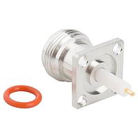 Amphenol RF 082-6330 Connectors TYPE N(F) PANEL MOUNTED 4-HOLE