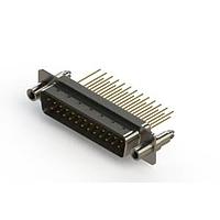 EDAC 627-M25-623-WT6 D-Sub Connectors - Standard Density Vertical Machined D-Sub Connectors
