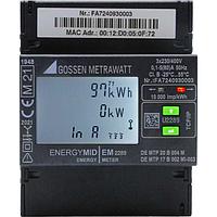 Gossen Metrawatt ENERGYMID TCP/IP (PTB-A 50.7) Energy Meters (3 wire system, any load, transformer connection 1(6) A (including 5(6) A))