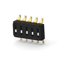 P&B 2319848-5 DIP Switches END STACK DIP 5P G RECESS TUBE