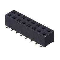 Adam Tech RS2BE-16-G-SMT Receptacle RECEPTACLE STRIP 16P 2.54MM PITC